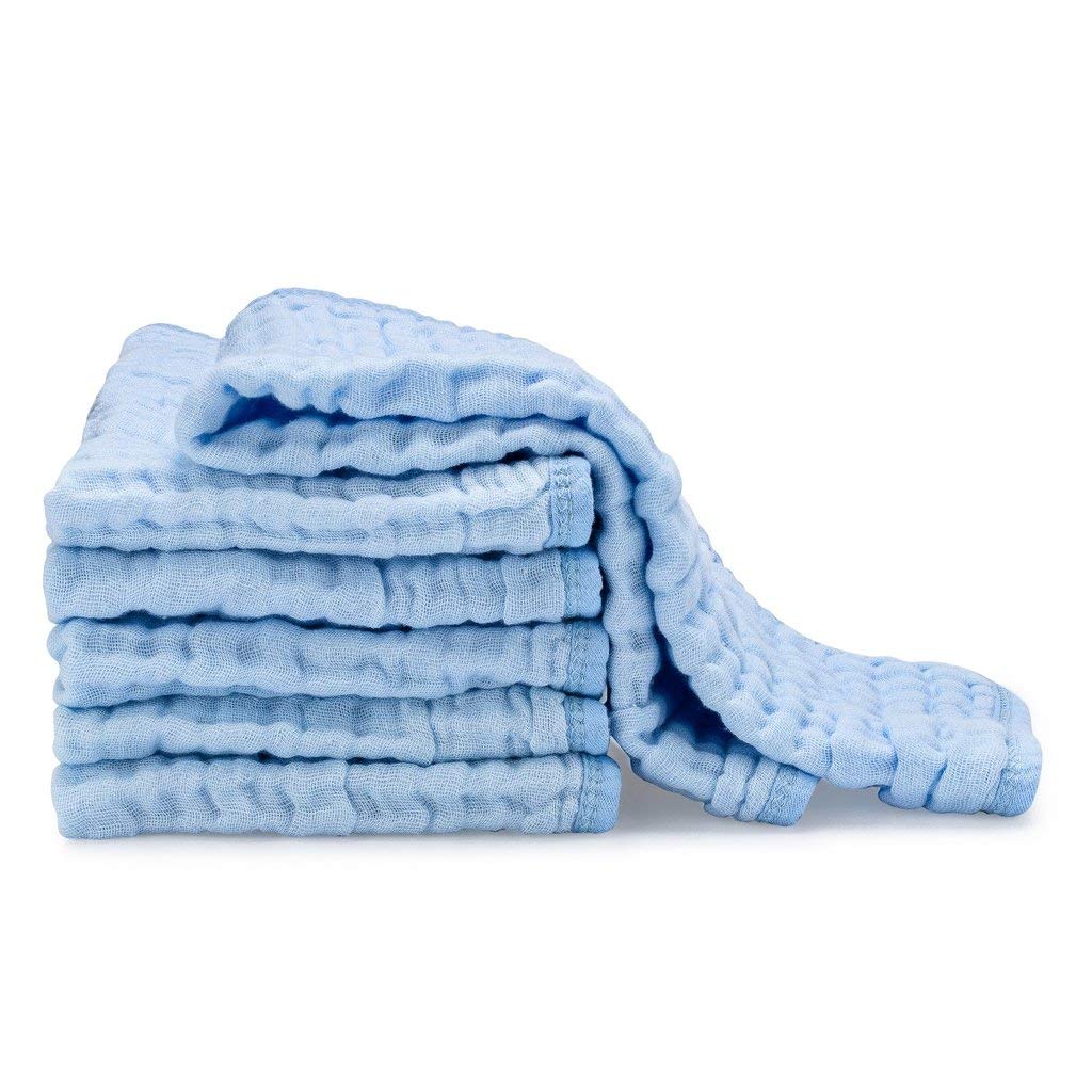6 Pack Muslin Burp Cloths - Ultra-Soft 100% Cotton Baby Boy & Girl Newborn  Es